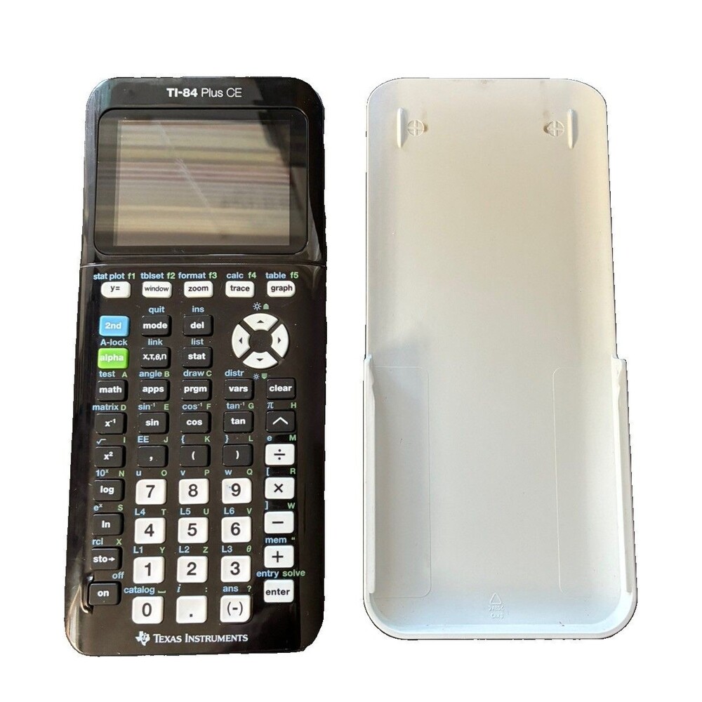 Texas Instruments TI-84 Plus CE Handheld Graphing Calculator Black, Programmable